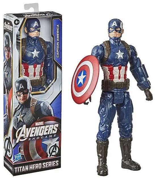 Marvel Avengers Titan Hero Serie Captain America, 30 cm große Action-Figur