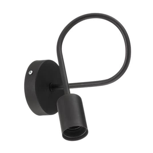 B-grade Euluna Oxford wall light, decorative wall lamp made of metal, E27, in black