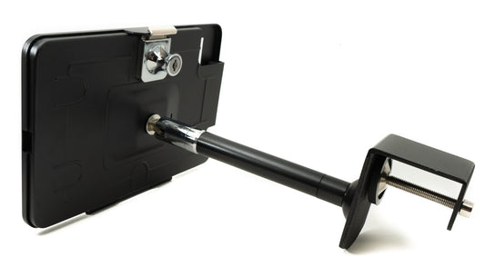 SYSTEM-S Skrifborðsfesting, læsanleg 360° standur fyrir iPad Mini 6 (2021), svört