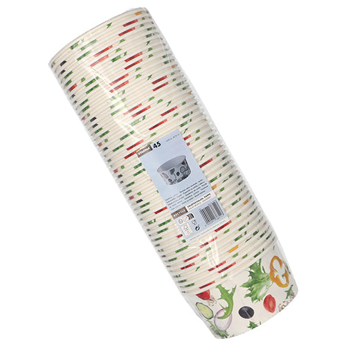 Starpak 45 Salatschalen, Pappe "To Go" Ø 15 cm "Salad"