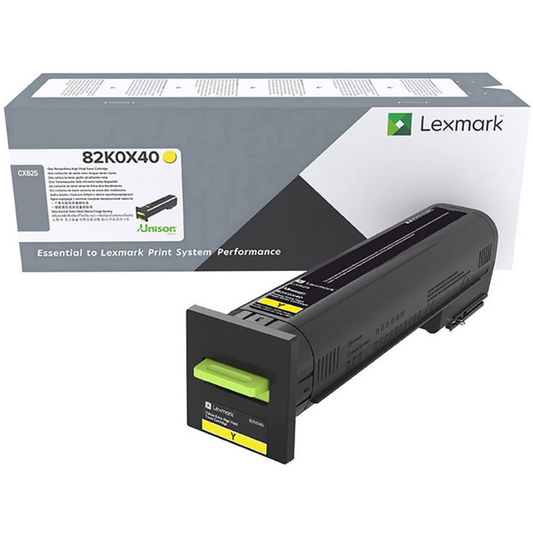 B-Ware Lexmark Tonerkassette Toner CX825 Original Farbe Gelb 22000 Seiten 82K0X40