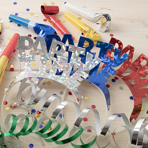 PAPSTAR 4 Haarreifen farbig sortiert "Metallic"