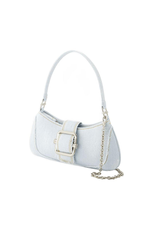 Brocle Small Schultertasche - Osoi - Baumwolle - Ice Denim