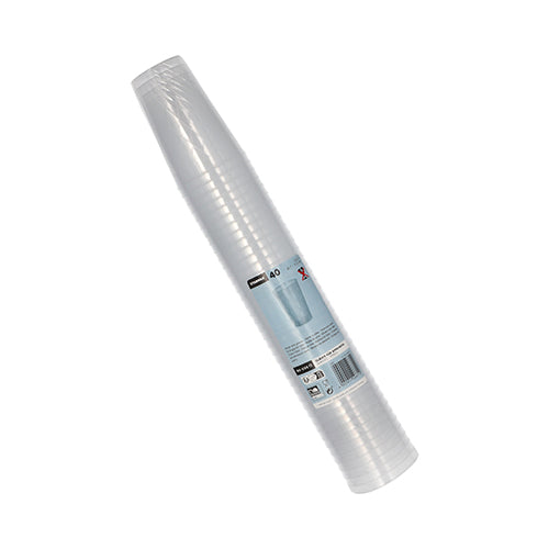 Starpak 40 Mehrweg-Gläser für Apfelwein 0,25 l Ø 7 cm · 10,5 cm unzerbrechlich | Schrumpffolie (40 Stück)