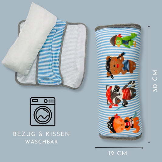 Auto Schlafkissen Piraten Tiere