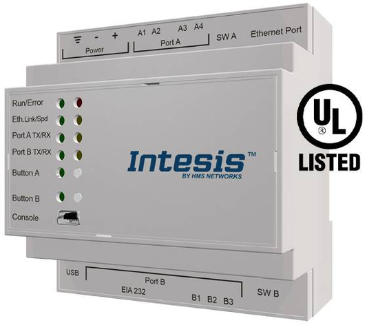 B-Ware Intesis INMBSMEB0100000 M-BUS Gateway Automatisierung Fernwartung Schnittstellen