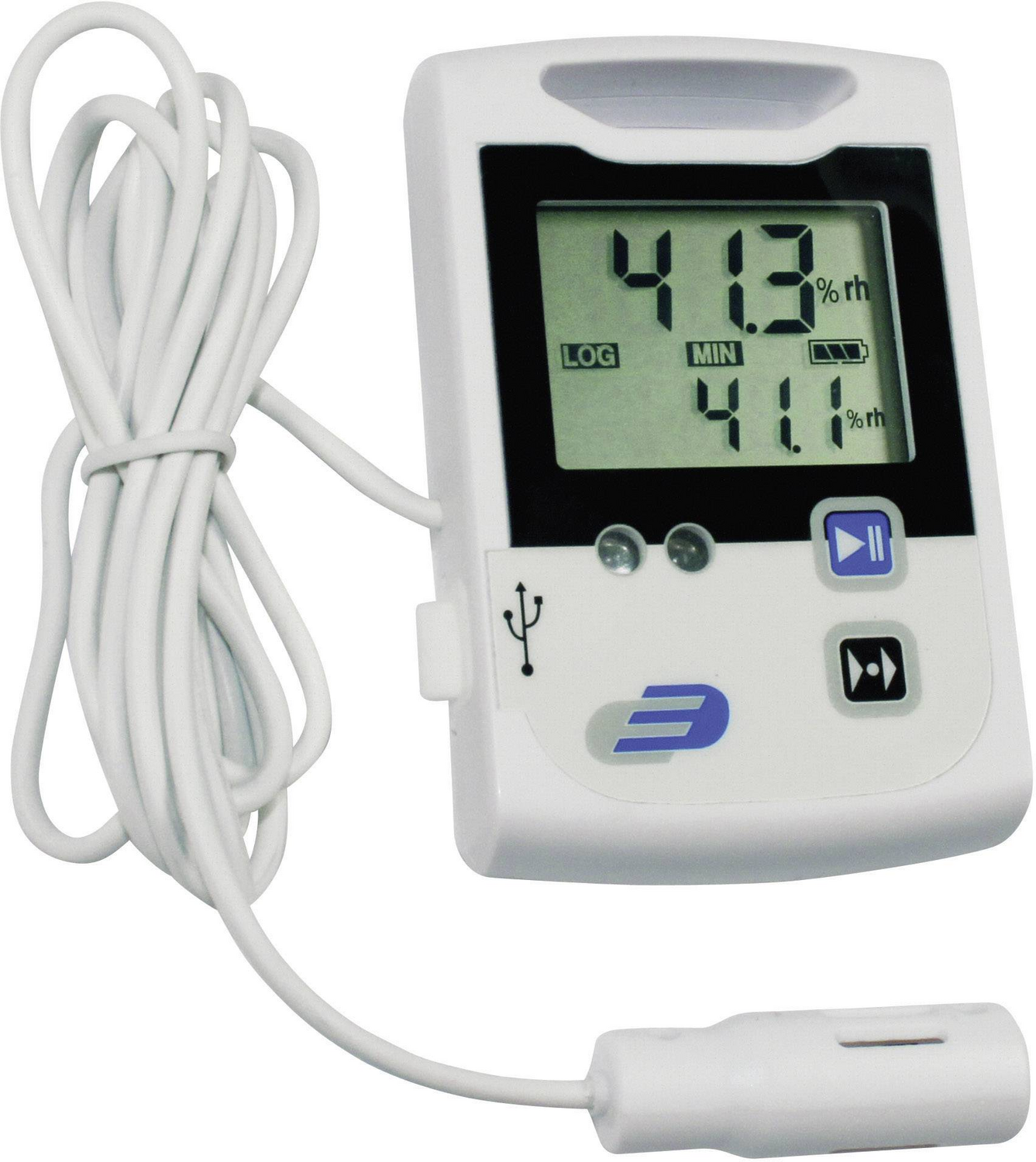 Dostmann Electronic 311045 LOG110-EXF fjölgagnaskráningartæki, mældur breytilegur, gallaður.