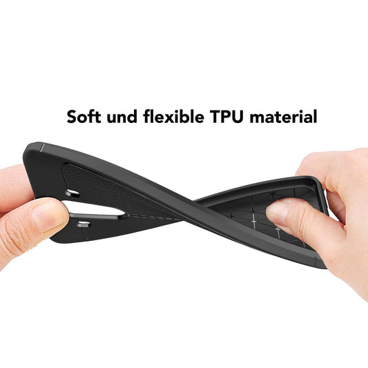 Huawei Mate 10 Pro Leather Look Phone Case by NALIA, Silicone Cover Case Protection