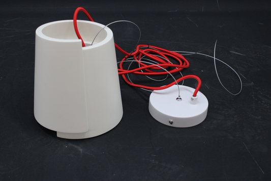 B-flokks Deko Light hengiljós Twister I loftlampi hvítur ø 18 cm