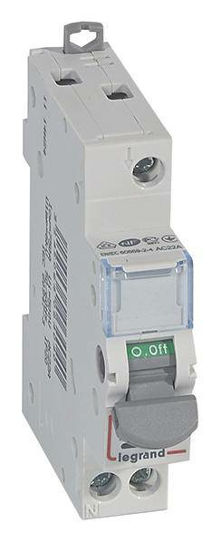 B-flokks Legrand álagsrofi, slitrofi, aðalrofi, einangrunarrofi, 250 V, 20 A, 1 stk.