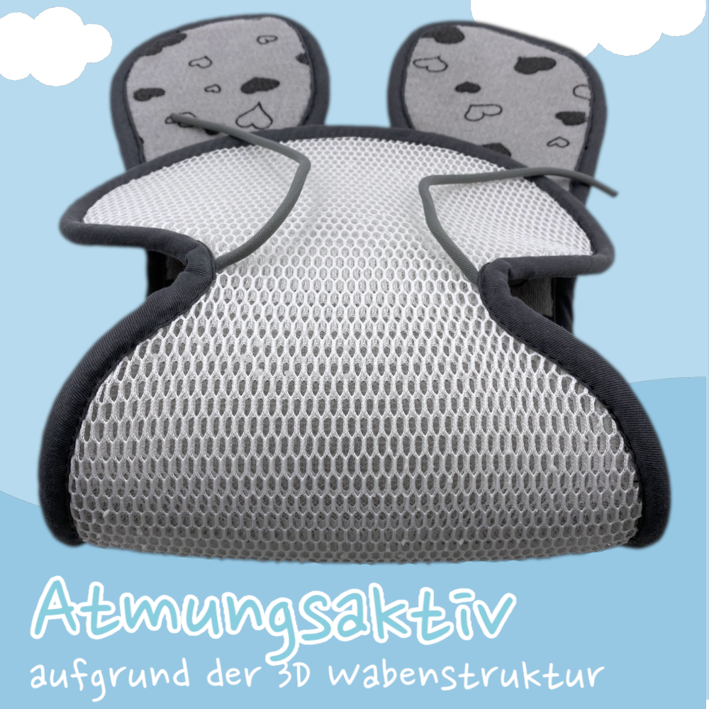 Trageschale Sitzauflage Gruppe 0 Herzen