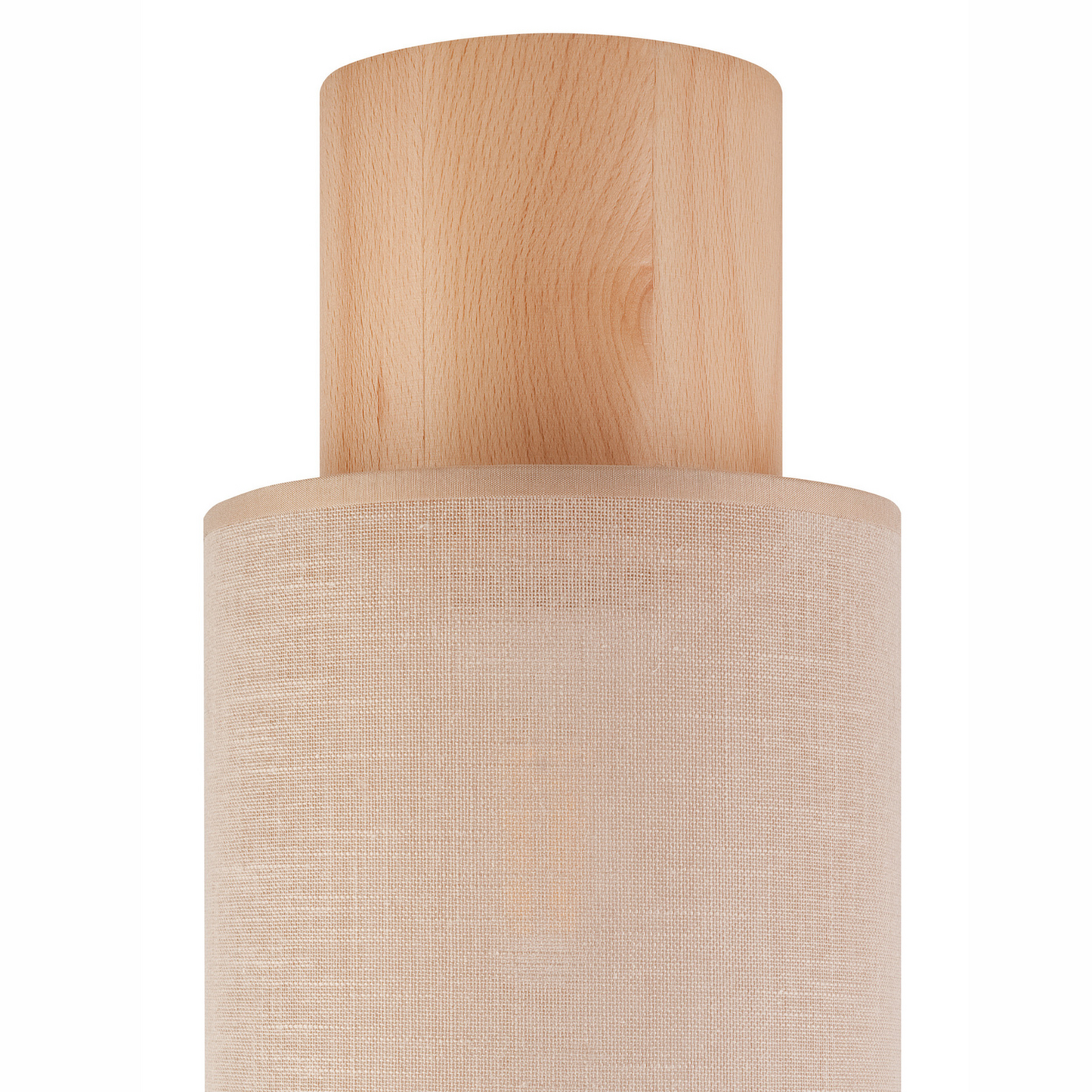 B-Ware Envostar Asolita Deckenleuchte Stoffschirm Beige Deckenlampe Lampe Leuchte Spot