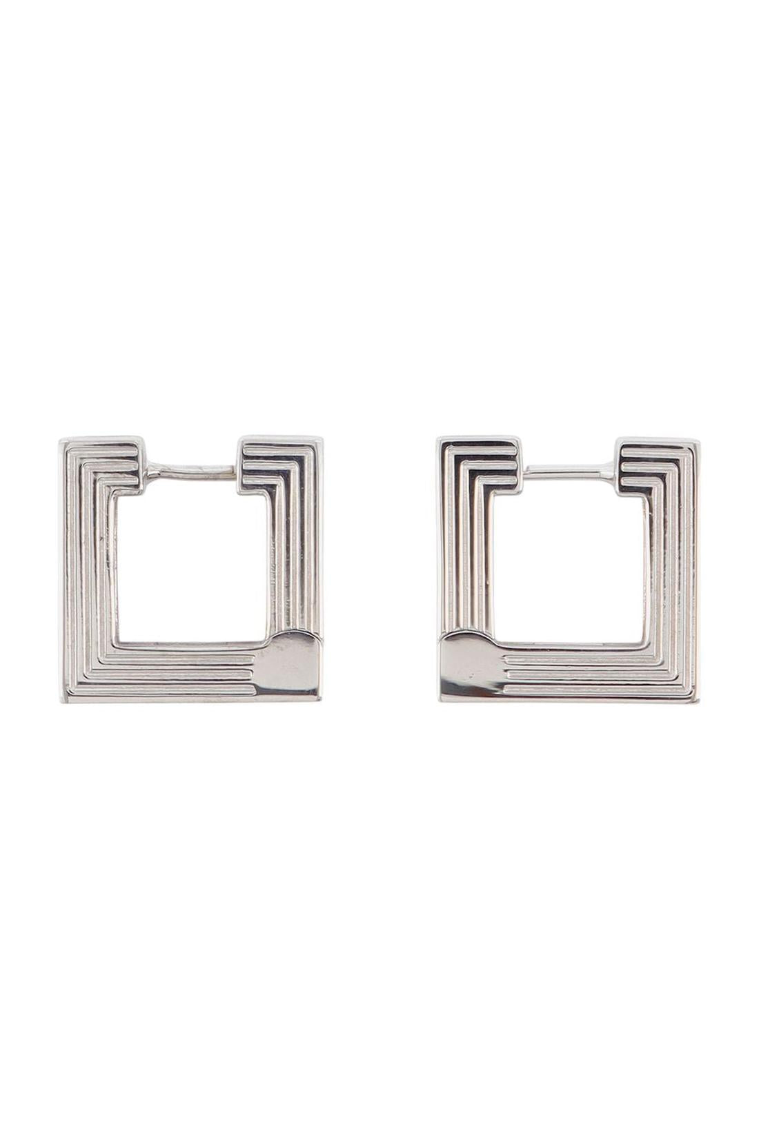 Ohrringe Créole Aurelia Small aus Rhodium Silber