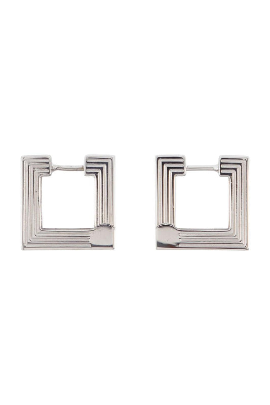 Ohrringe Créole Aurelia Small aus Rhodium Silber