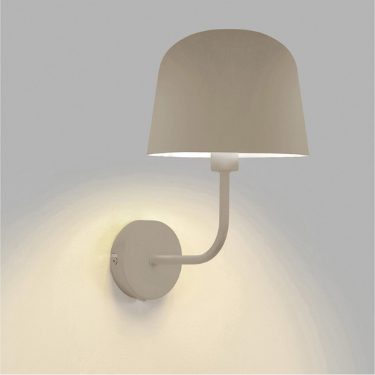 B-flokks Forlight vegglampi Fres beige stálbreidd 18,5 cm veggljós lampa ljós