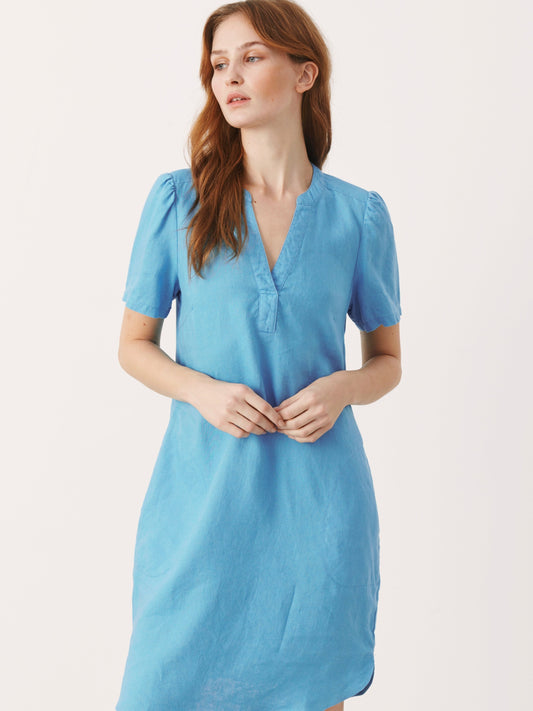 Leinenkleid Aminase, in mehreren Farben