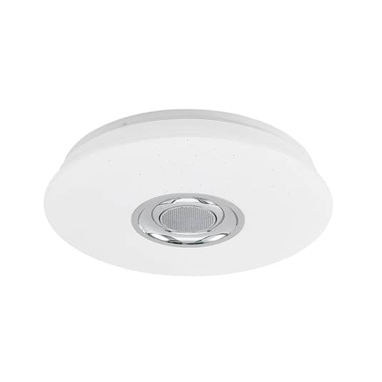 B-grade Lindby Elpida LED ceiling lamp with speaker, LED 207