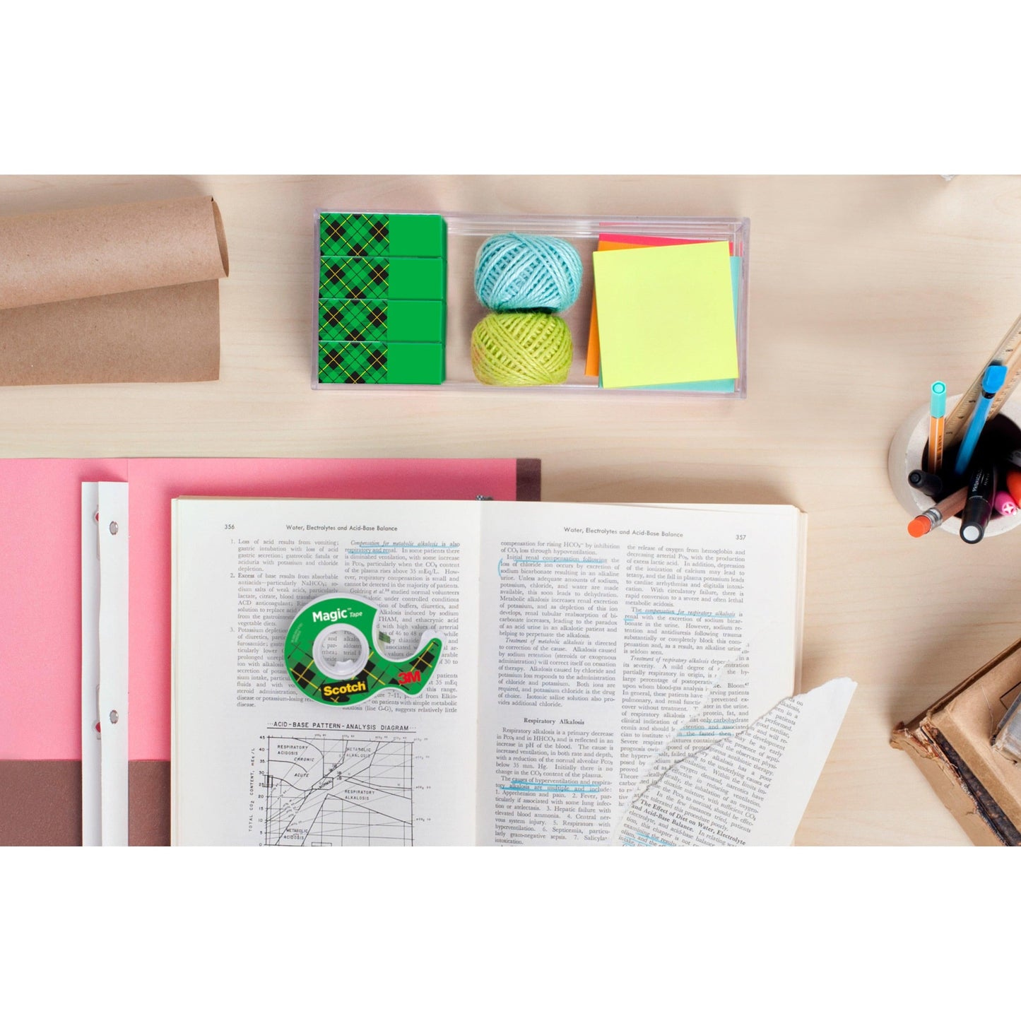 Scotch® Magic™ Unsichtbares Klebeband, Vorteilspack, 24 Rollen, 19 mm x 33 m | Packung (24 Stück)