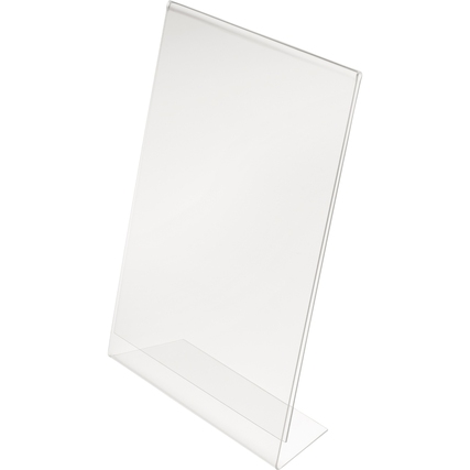 B-flokks Deflecto Classic Image L-laga gegnsæ borðsýningarstandar (DIN 4 stykki)