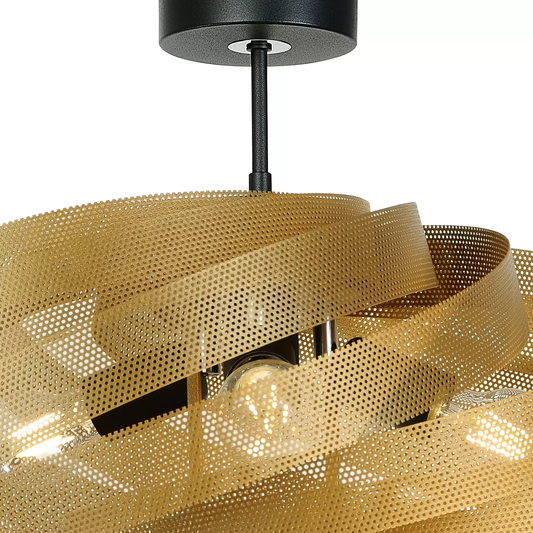 B-grade Euluna Vento ceiling light, gold-colored, ø 60 cm, ceiling lamp, light, spotlight