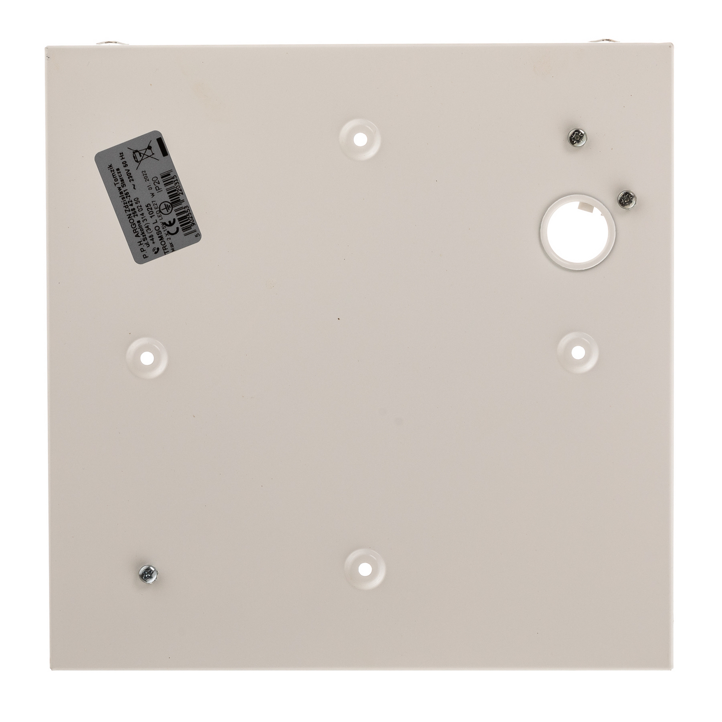 B-flokks loftljós Tromsö 30x30 cm steingrátt loftlampi ljóskastari