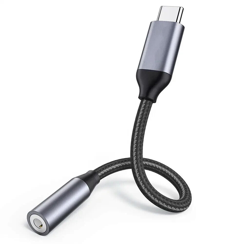 USB Typ C auf zu AUX 3,5mm Kopfhörer Klinke Adapter Handy Tablet PC Universal