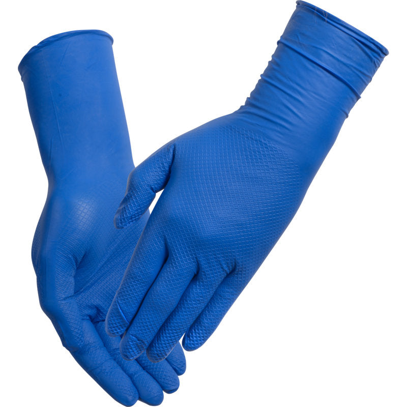 Thor Ultra Grip Long, Nitril-Handschuhe, 30 cm, Blau