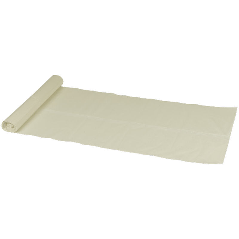 Abfallsäcke 120 L, 700x1100 mm, 40 my LDPE, Transparent | Rolle (10 Beutel)