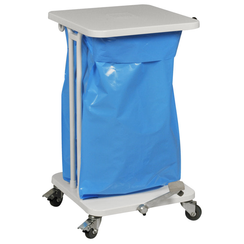 Sækko Boy 40, Mit Deckel und Pedal, Weiß | Karton (1 Packung)