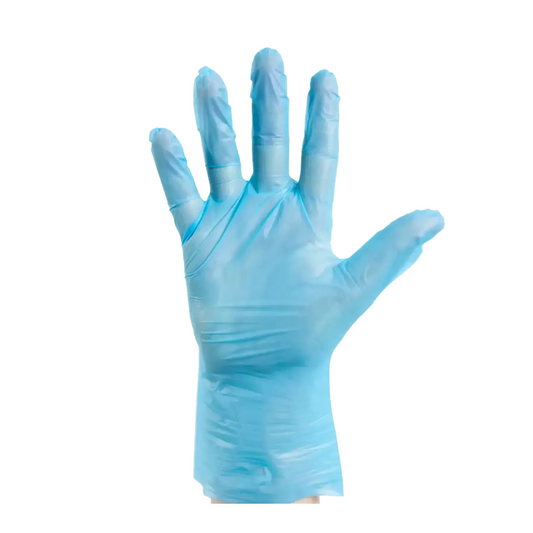 AMPri TPE gloves in blue, powder-free - 200 gloves