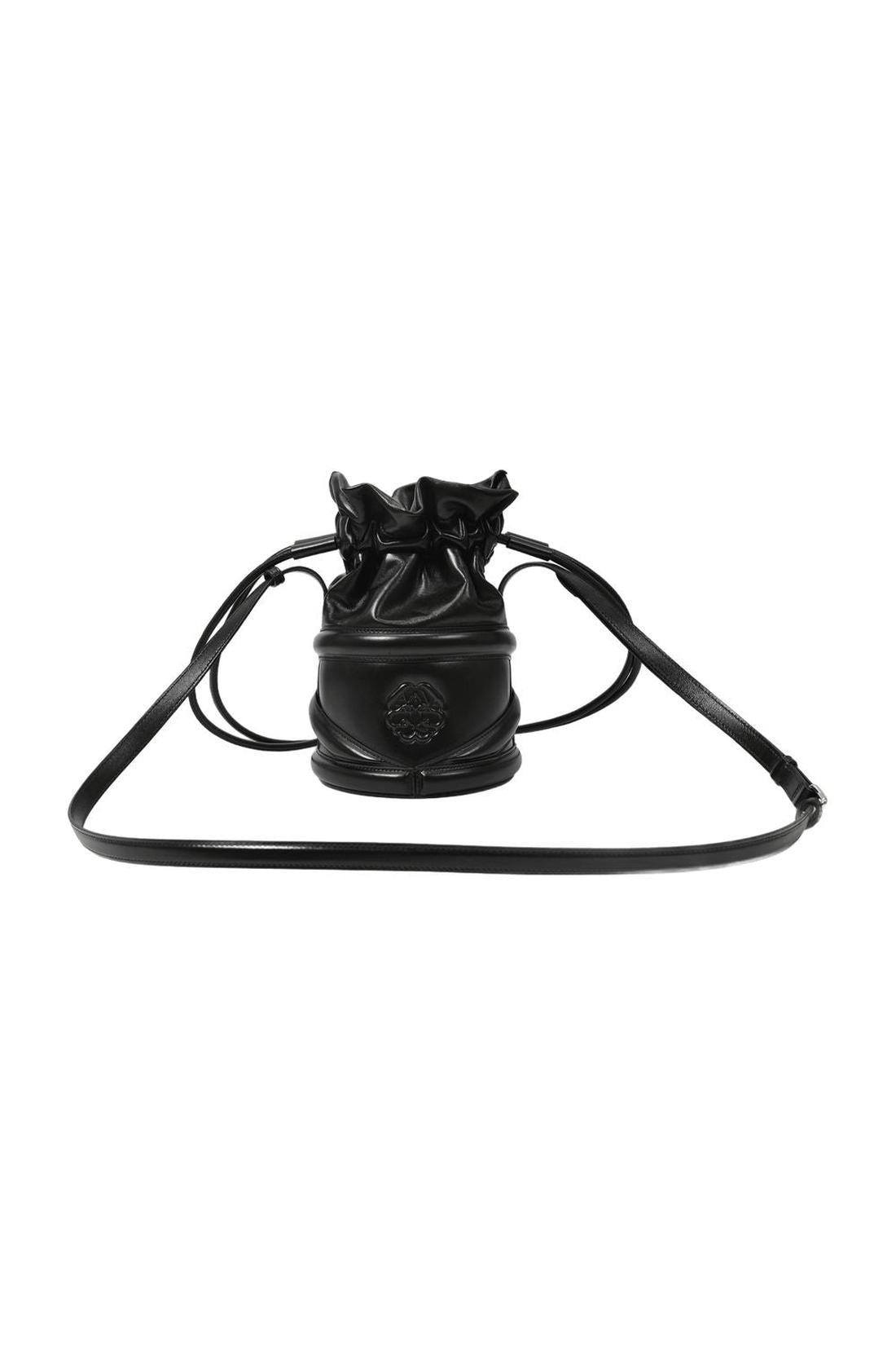 Soft Curve Tasche aus schwarzem Leder