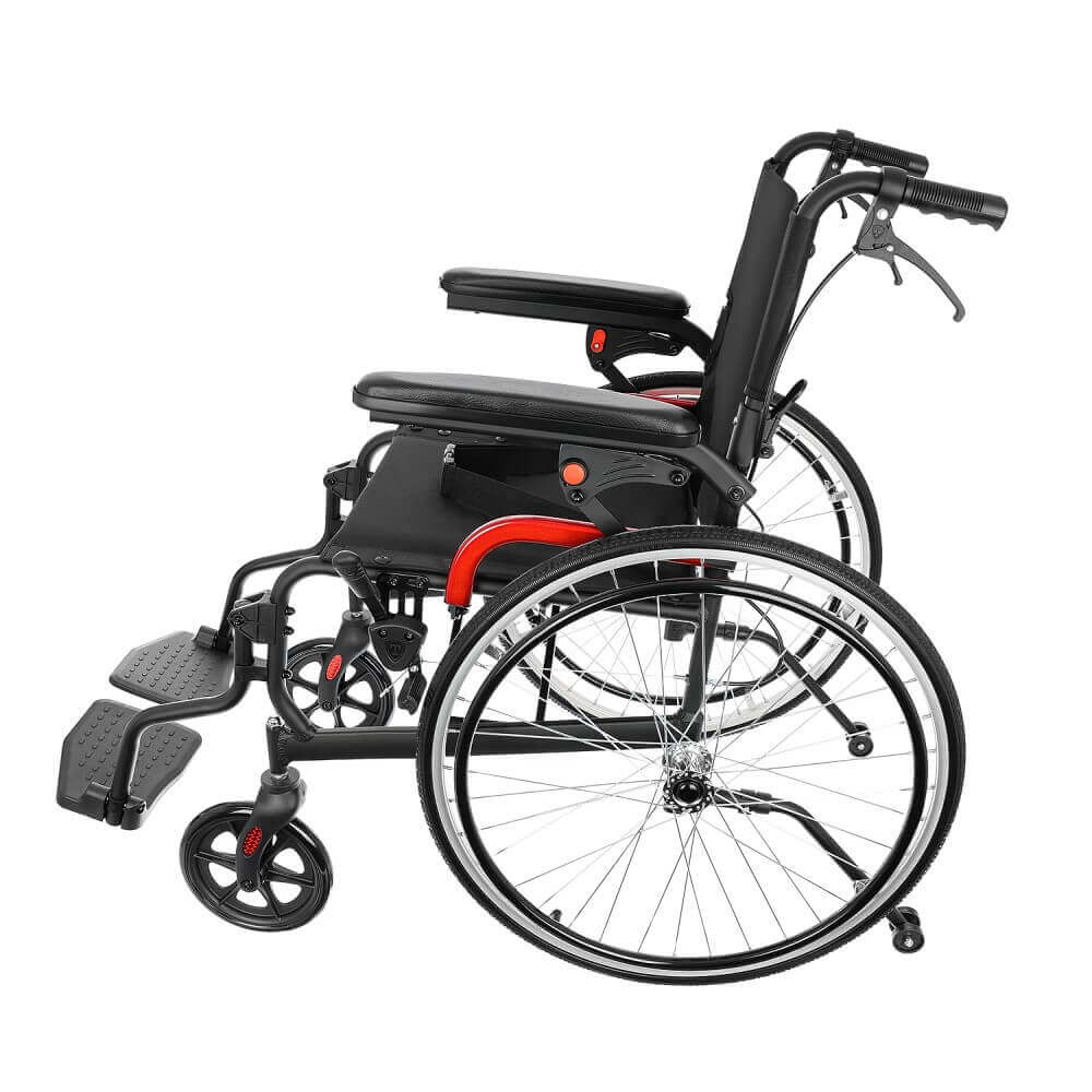 Compact aluminum wheelchair - AT52306