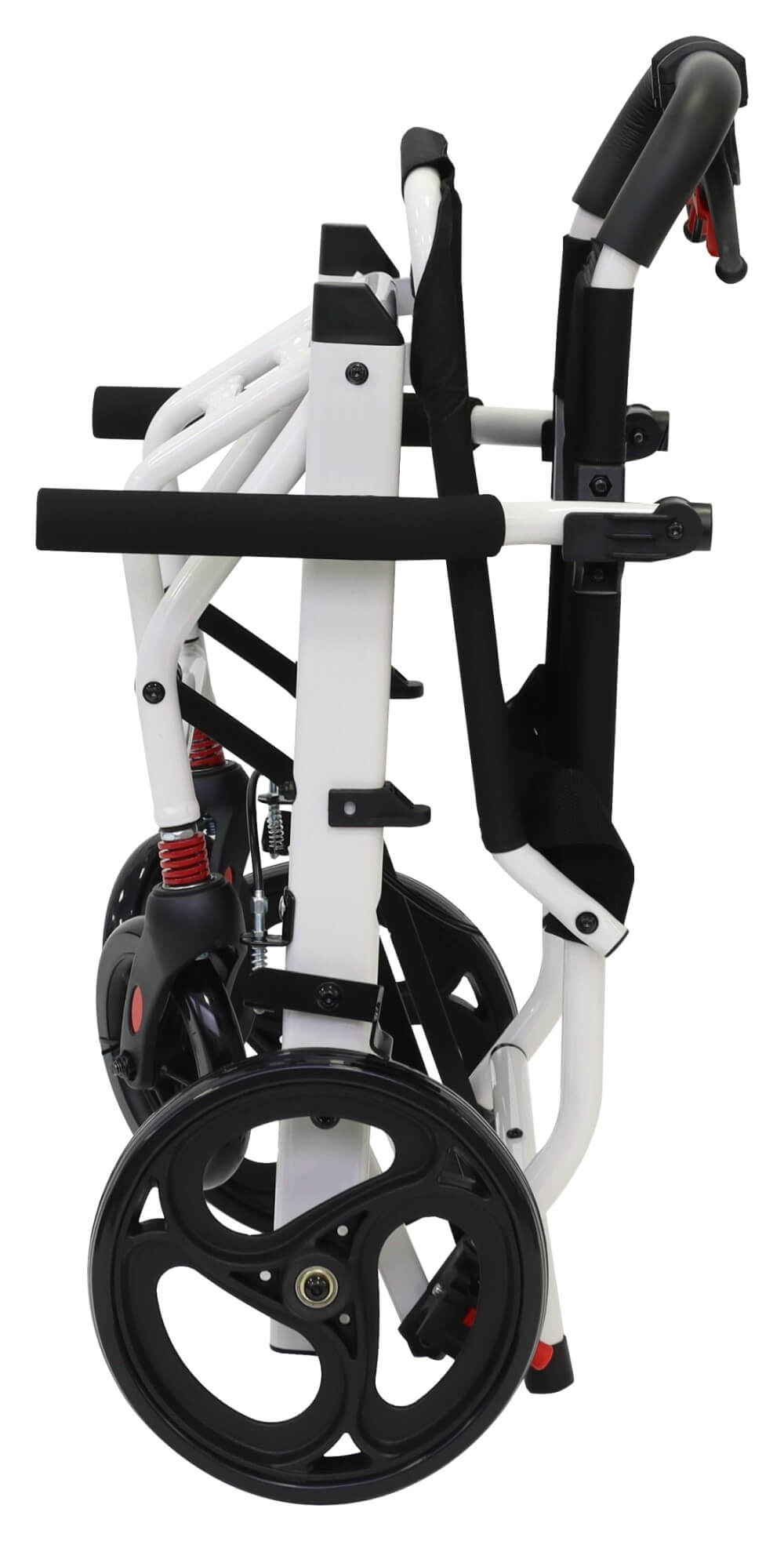 Super Leichter faltbarer Transportrollstuhl aus Alu, 7,5 kg