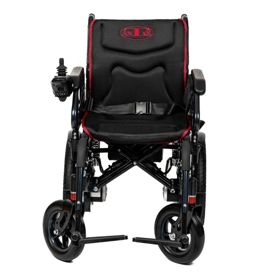 Antar Elektrischer Rollstuhl aus Carbonstahl Schwarz – AT52332