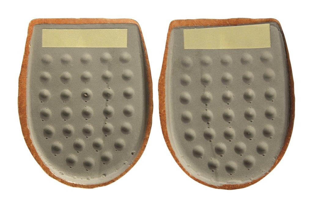 Bequeme Orthopädische Fersenpolster aus Leder und Latex für Herren