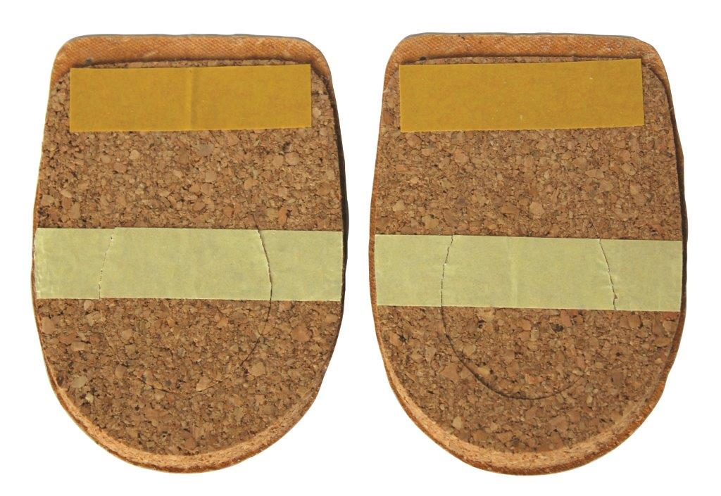 Orthopedic heel pads, leather/cork, for women with heel spurs – AT53512