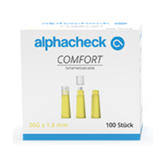 Alphacheck comfort Sicherheitslanzetten, verschiedene Größen