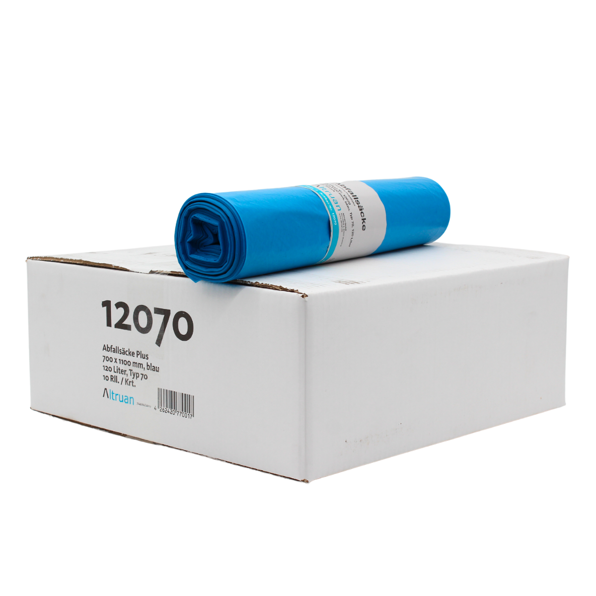 Altruan garbage bag 120 liters type 70, 12070 Premium, blue