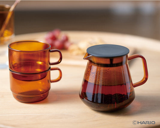 Hario Colors Tea & Coffee Server – 600ml Stylish Glass Carafe