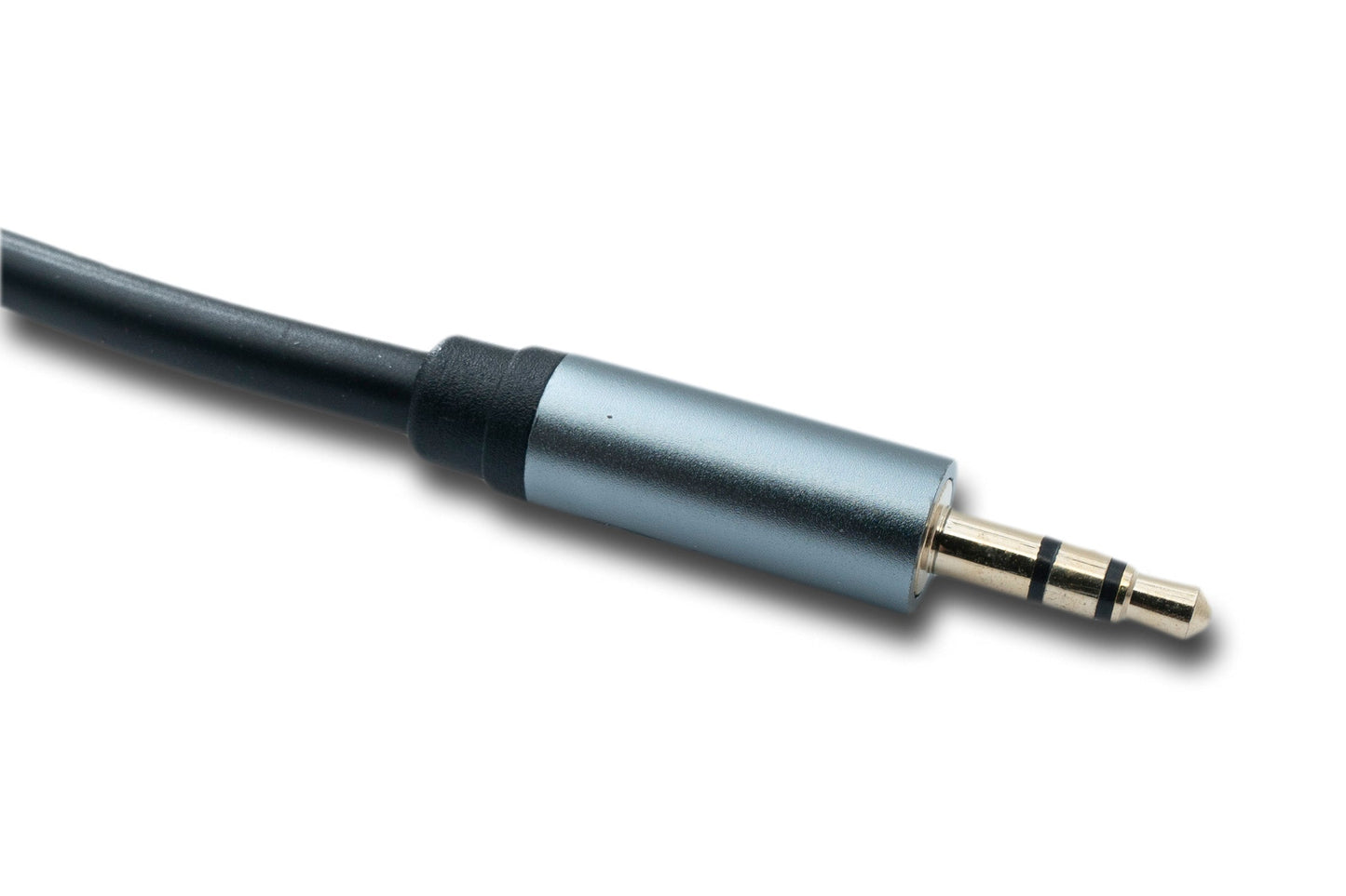 SYSTEM-SY Y hljóðsnúra 30 cm stereó TRS 3,5 mm tengi í 2x 6,35 mm jack TS tengi