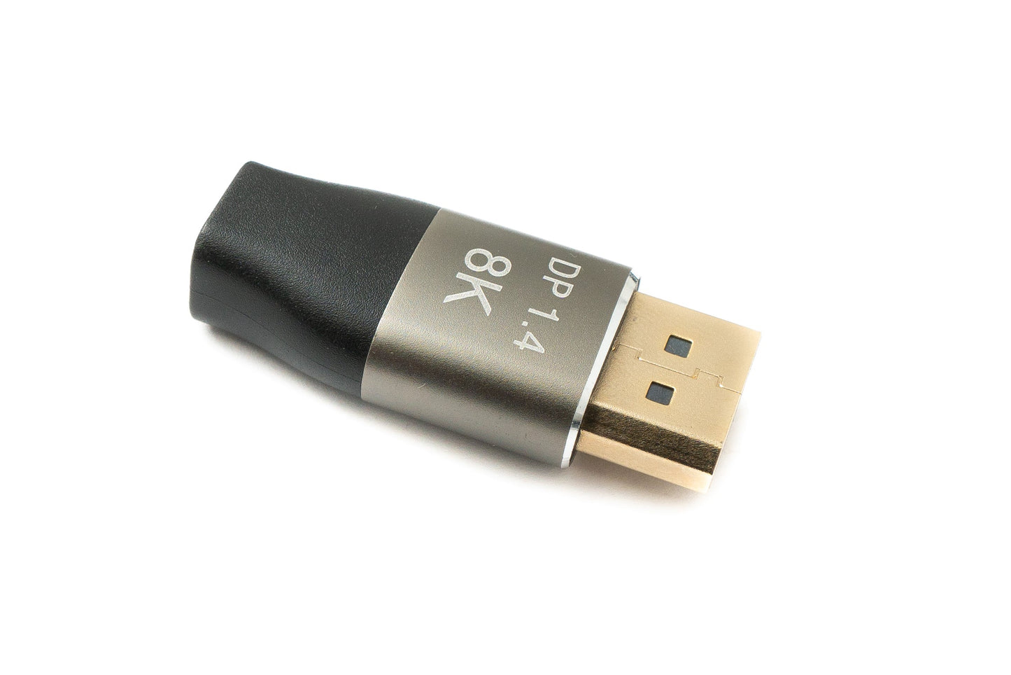 SYSTEM-S DisplayPort Adapter Standard DP male to Mini DP female 8K 60Hz 4K 120Hz 48Gbps