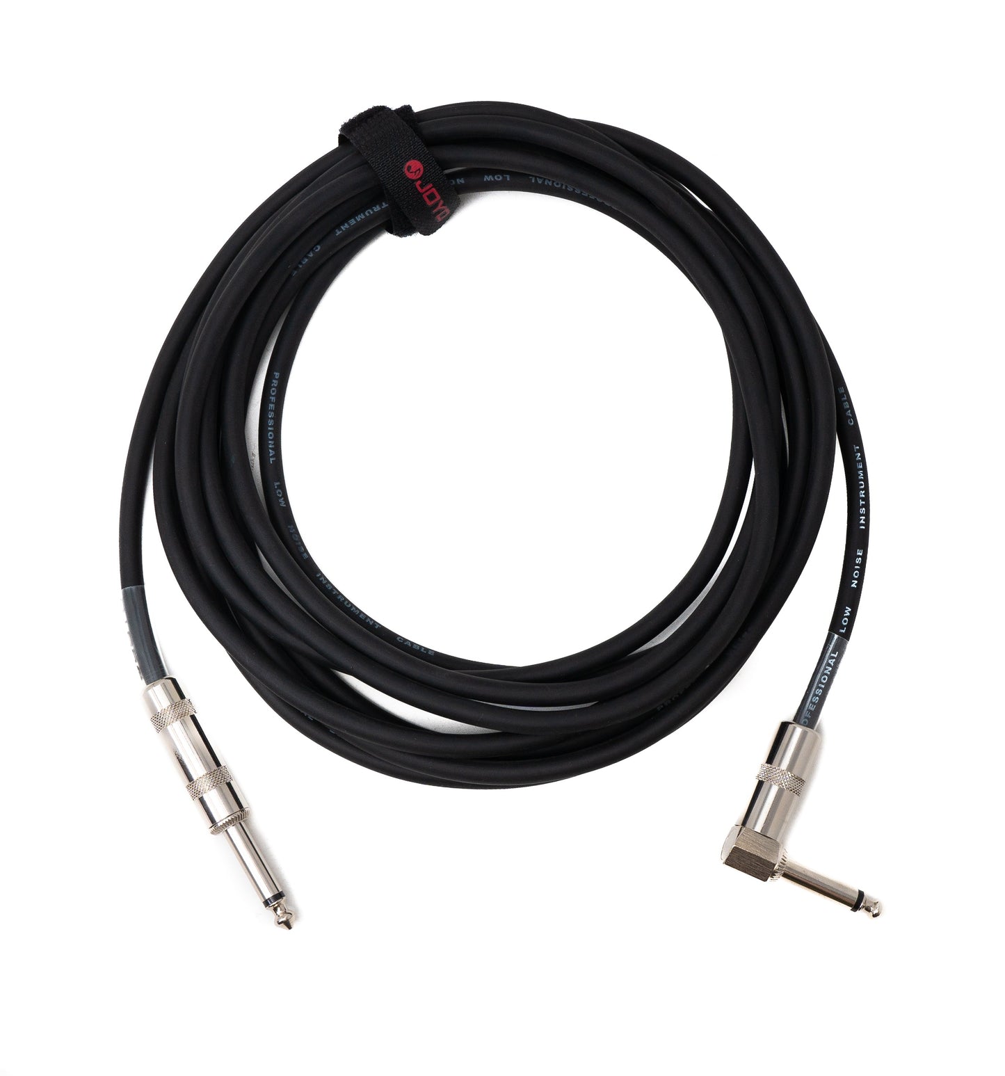 SYSTEM-S Hljóðsnúra 450 cm 6,35 mm Jack karlkyns í karlkyns vinklaður AUX svartur