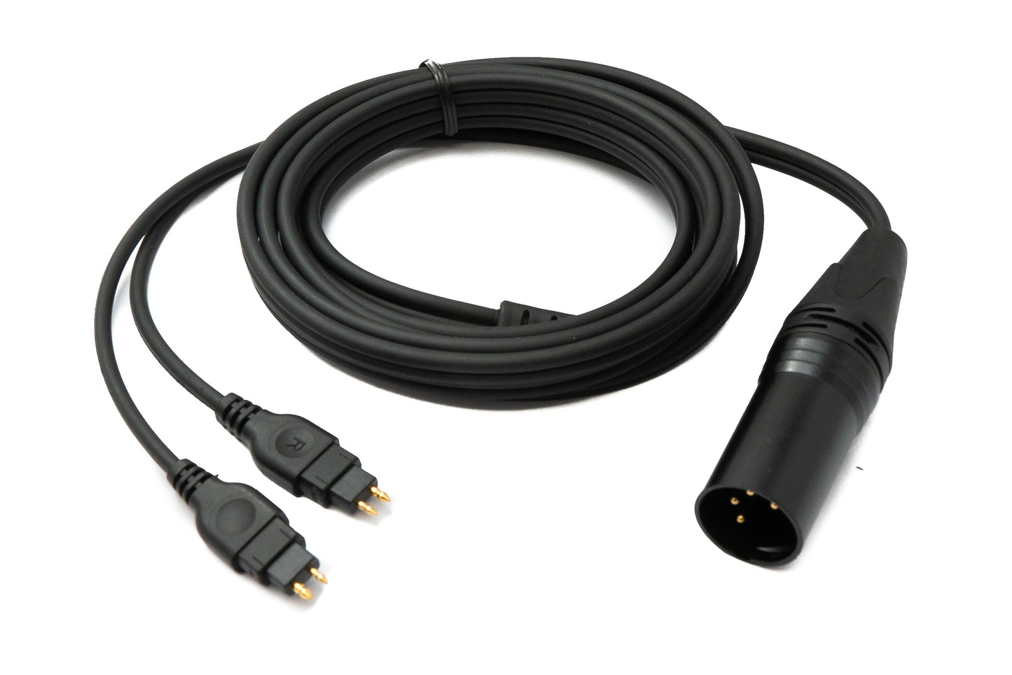 SYSTEM-S varasnúra 2 m XLR 4 pinna tengi fyrir Sennheiser HD 660 650 600 580 heyrnartól
