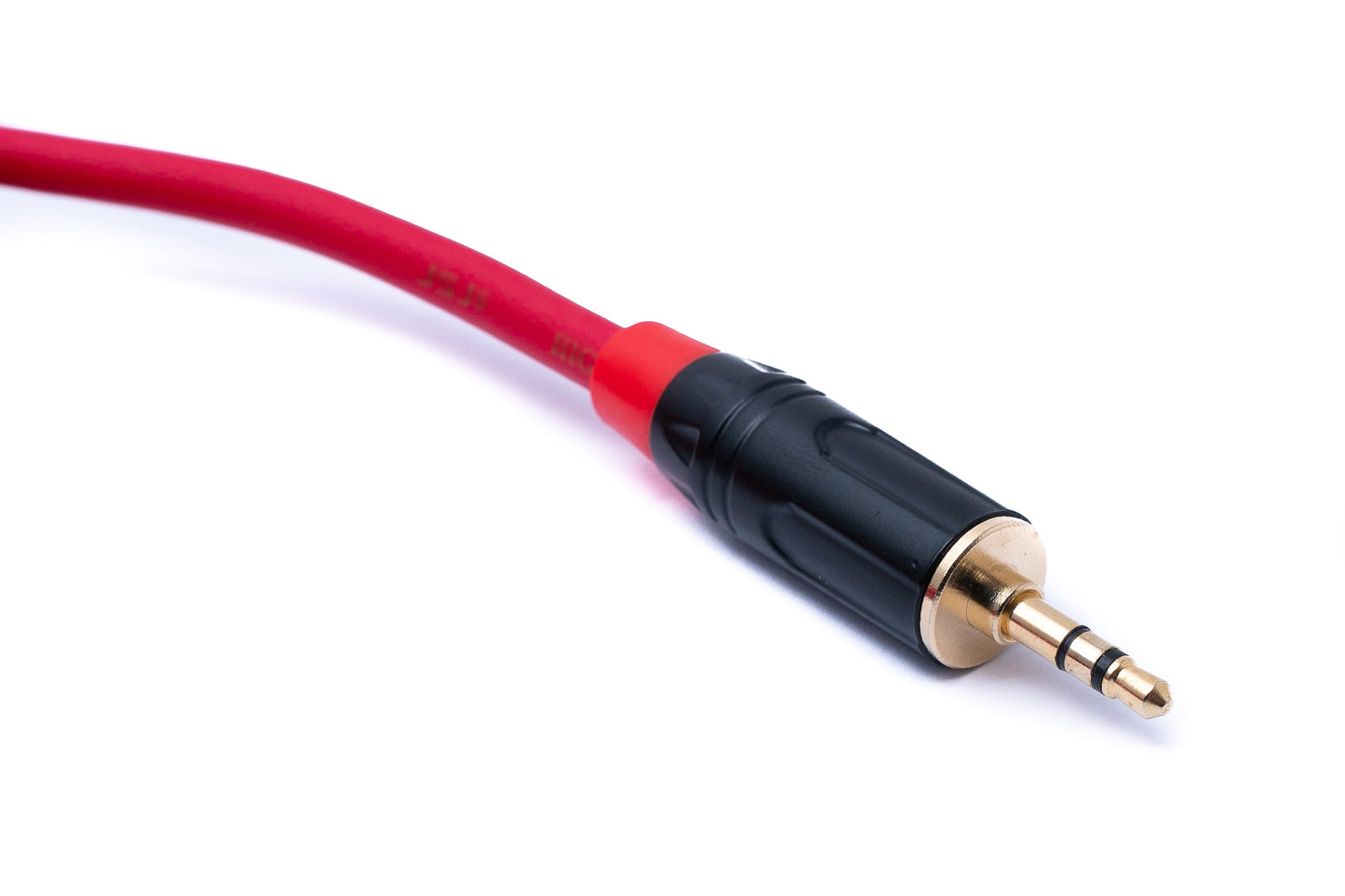 SYSTEM-S Hljóðsnúra 3 m 3,5 mm jack-tengi í XLR-tengi í rauðu