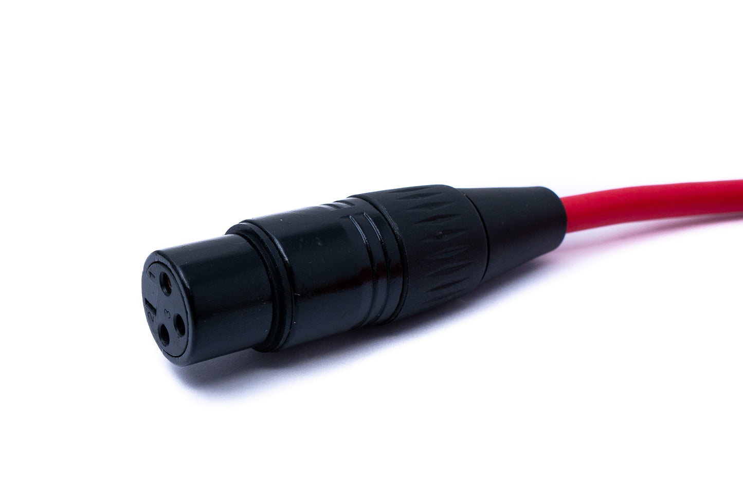 SYSTEM-S Hljóðsnúra 3 m 3,5 mm jack-tengi í XLR-tengi í rauðu