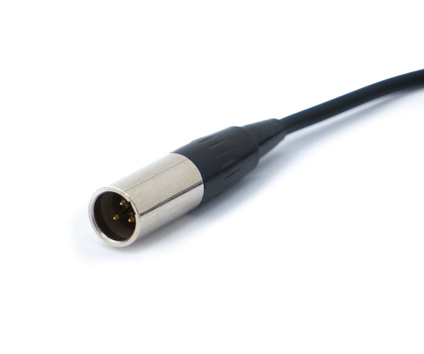SYSTEM-S Hljóðsnúra 50 cm Mini XLR 3 pinna tengi í XLR 3 pinna tengi svart