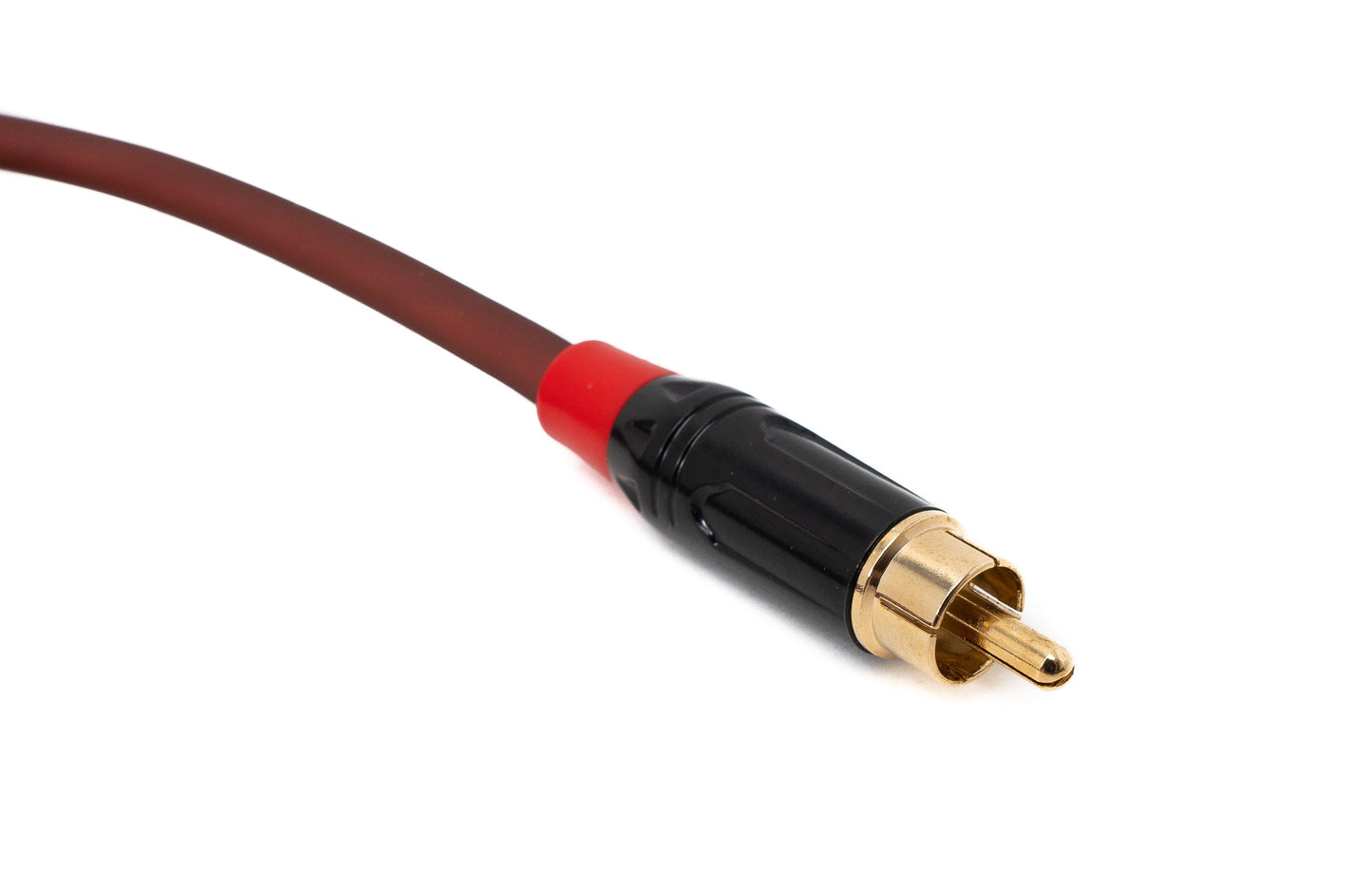 SYSTEM-S RCA snúra með 100 cm tengi í XLR 3 pinna tengi, rauð