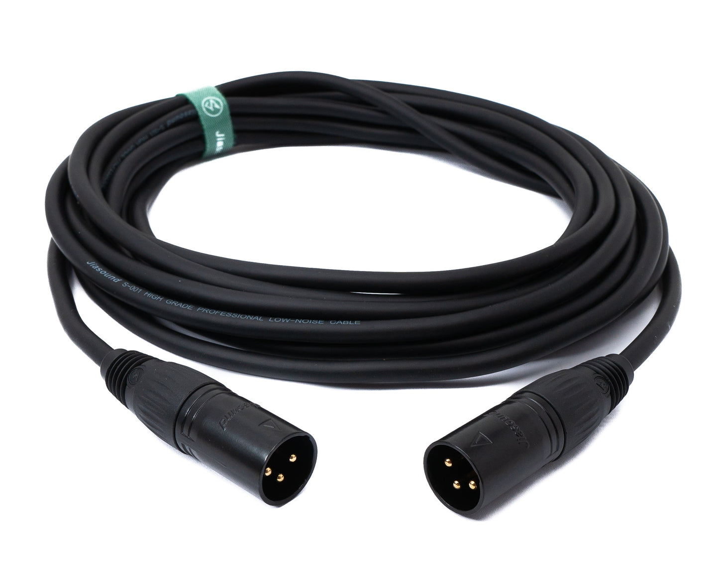 SYSTEM-S Audio Cable 5 m XLR 3-pin male to male in black