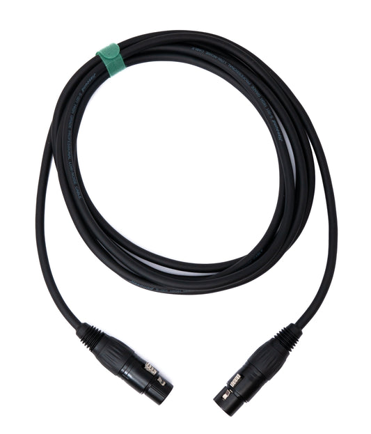 SYSTEM-S Audio Cable 3 m XLR 3-pin female to female in black