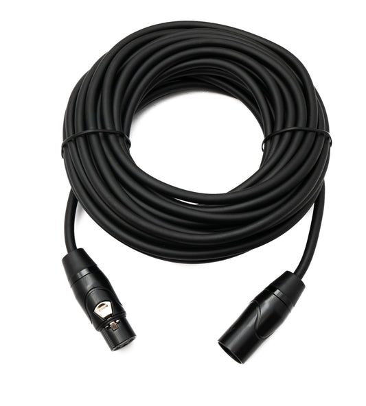 SYSTEM-S Audio Cable 10 m XLR 3 Pin Male to Female in Black